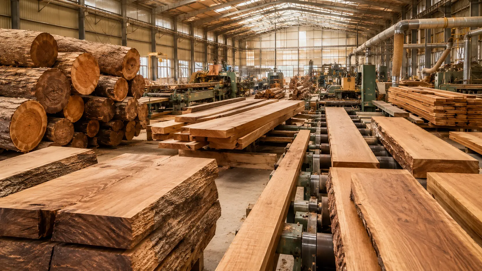 Timber Slabs Processing